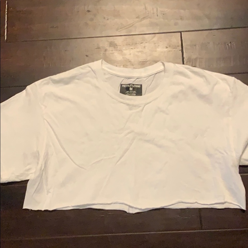 Cropped workout shirt